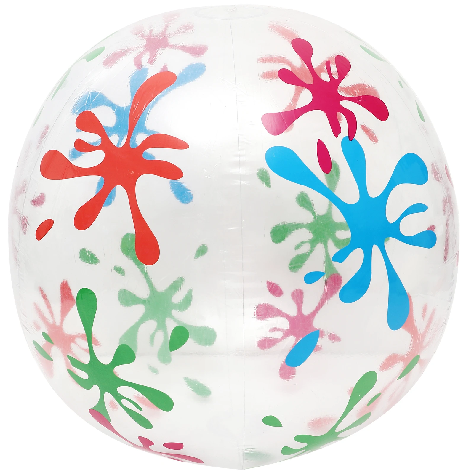 

Beach Ball 80cm Diameter Toy Bouncing Kids Stretch Inflatable Oversized Transparent Play Pool Water Park Storage Save