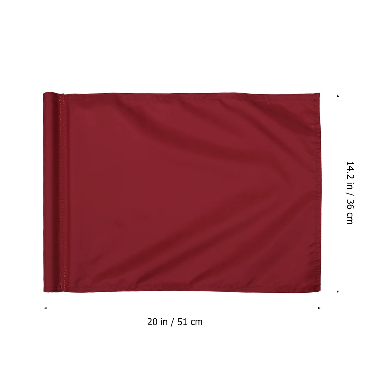 علم أحادي اللون صغير الحجم للاستخدام العملي، وضع الجولف المحمول المتين، علامة خضراء، علم ممارسة لوضع الأعلام الخضراء في الفناء