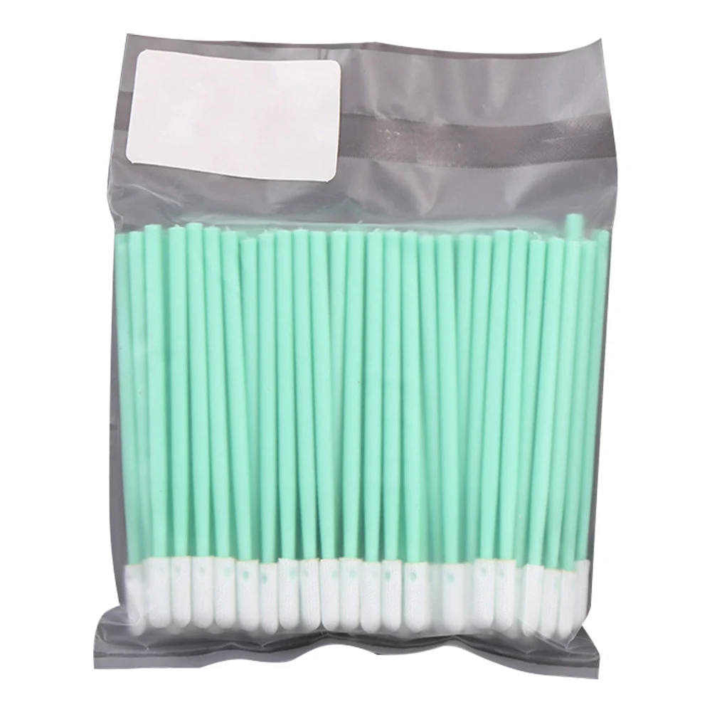 100pcs/Bag Cleaning Q-tips Dust-proof Cotton Swab Cleaner Anti-static Strong Absorbent for Clean Focus Lens Protective Windows