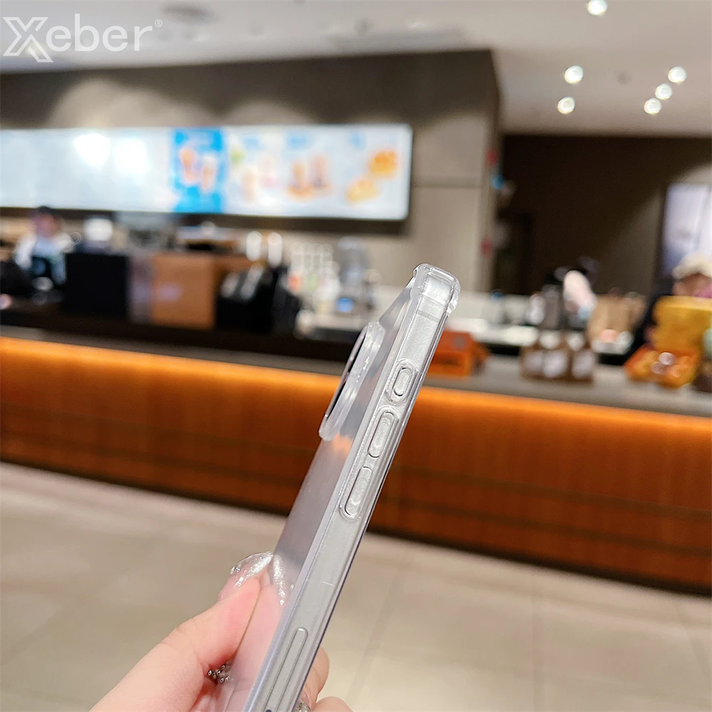 For iPhone 18 17 16 15 14 ProMax Crossbody Necklace Cord Lanyards Transparent Case For iPhone 11 12 13 Pro Max XS XR Soft Cover