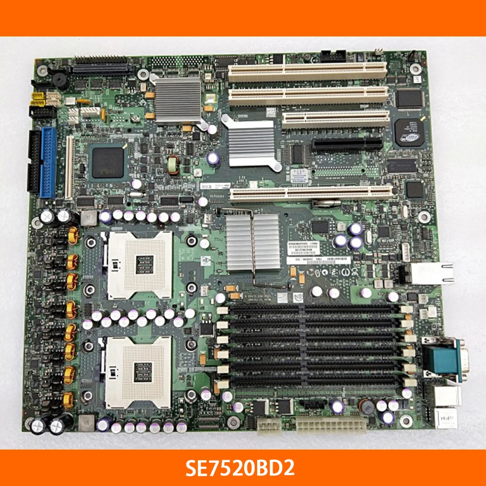 Motherboard For Intel SE7520BD2 DDR2 SATA Mainboard Fully Tested