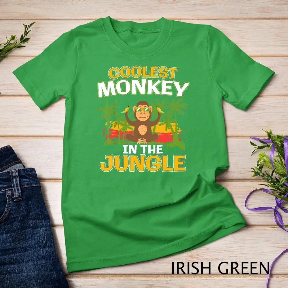 เสื้อยืด unisex Monkey In The Jungle I KID Meme เสื้อยืด