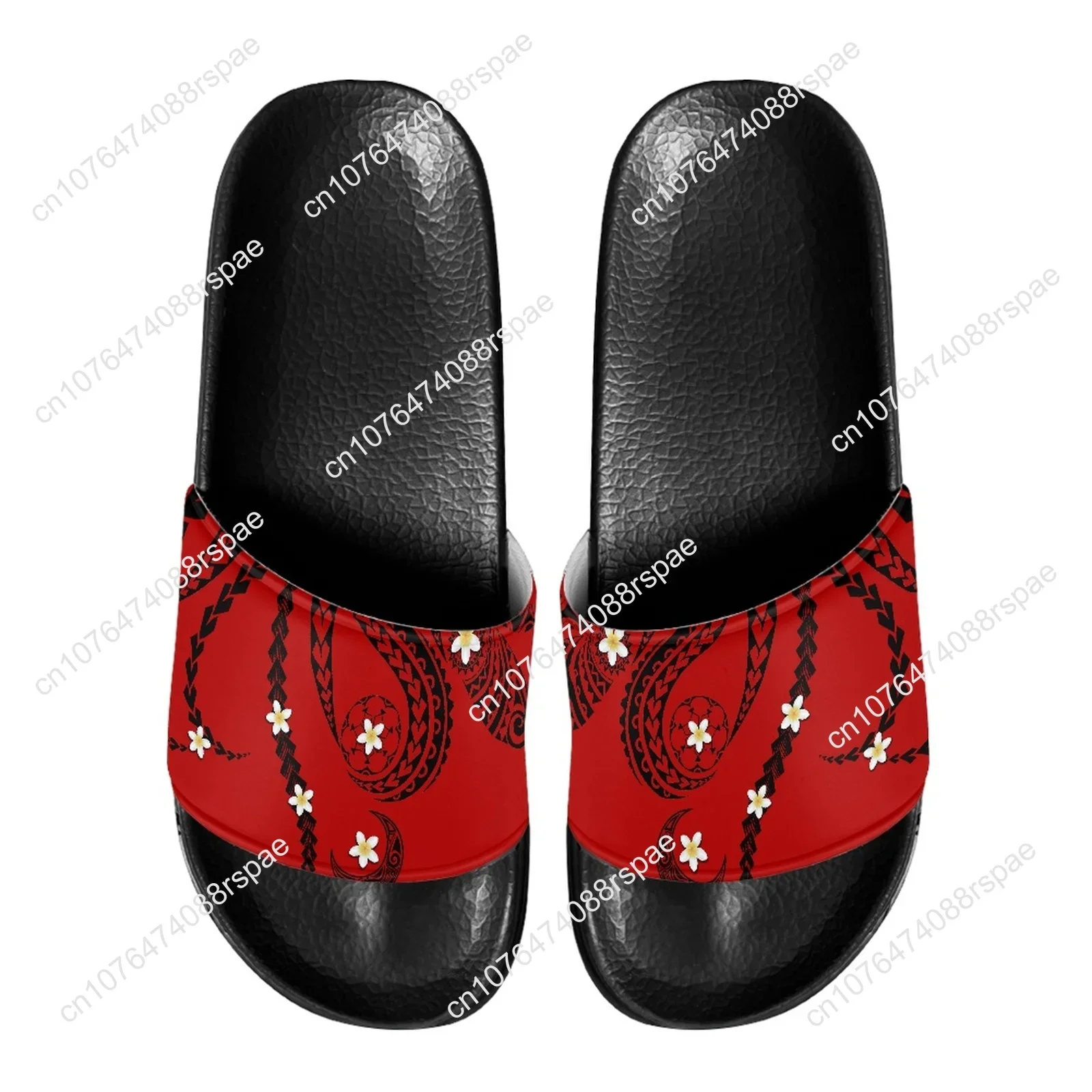 Polynesische Stammes Fidschi Totem Tattoo Fidschi druckt Mann Hausschuhe Paar Hausschuhe weiche Eva Mode Flip Flops Badezimmer rutsch fest Eva