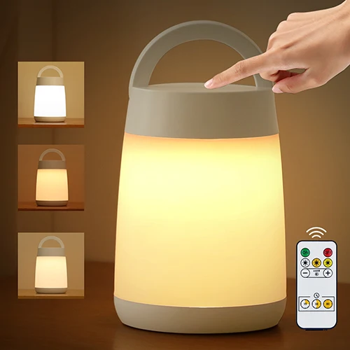 Flashlight touch desk lamp dimming in 3 colors for illumination/desk lamp