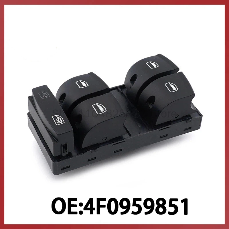

Переключатель стеклоподъемника для автомобилей Volkswagen, Audi, SEAT, кнопка регулировки электростеклоподъемника 4F0959851