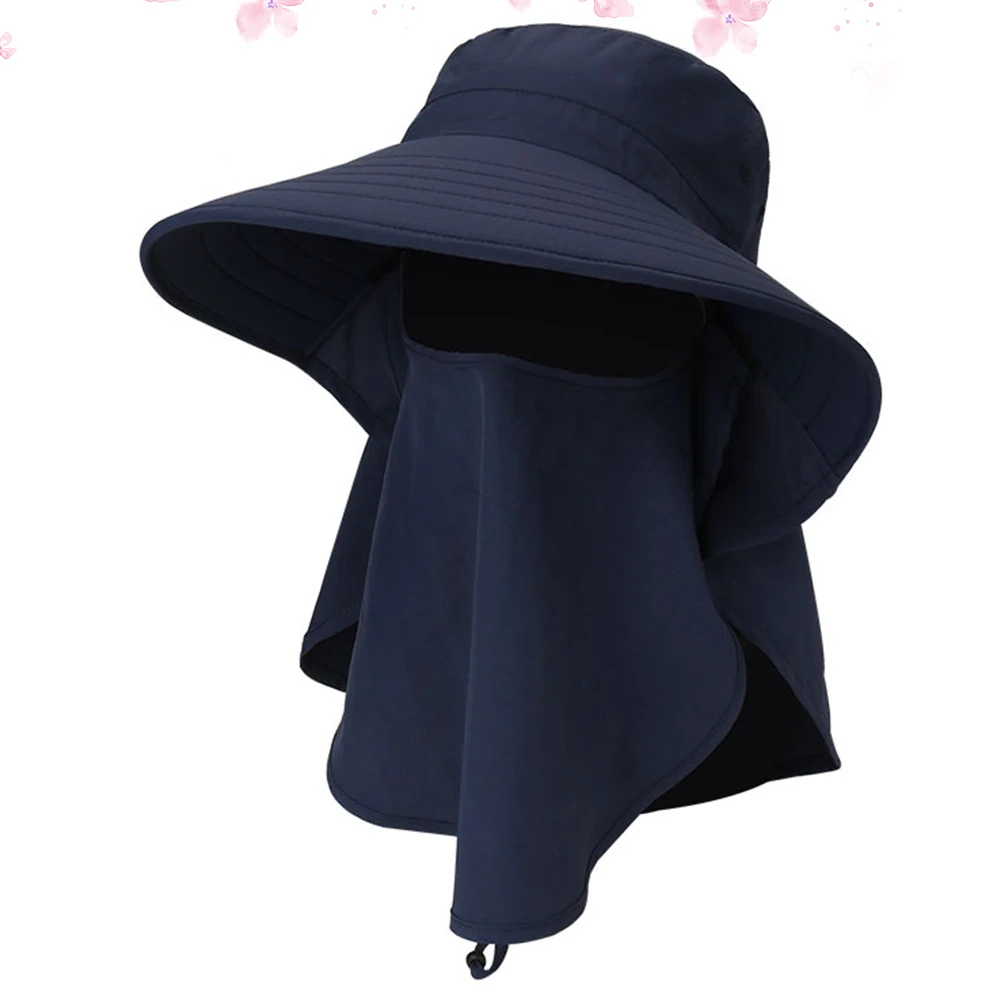 

Breathable Wide Brim Sun Anti-Fog Anti-Spatter Face Cover Protection Hat Summer Outdoor Beach Camping Hiking Fishing Garden