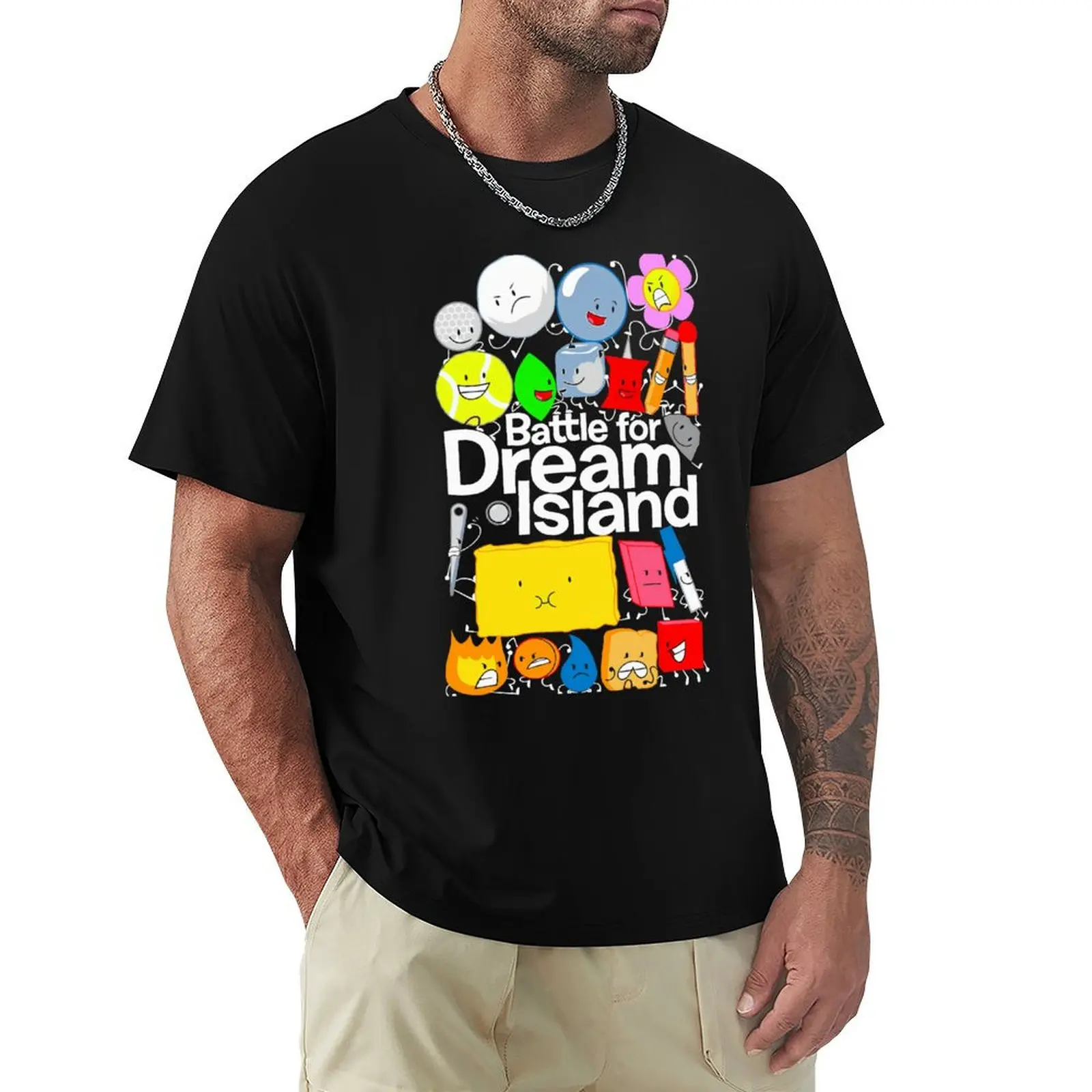 

Battle for Dream Island T-Shirt oversize t-shirts man designer shirts quick-drying summer tops workout shirts for men