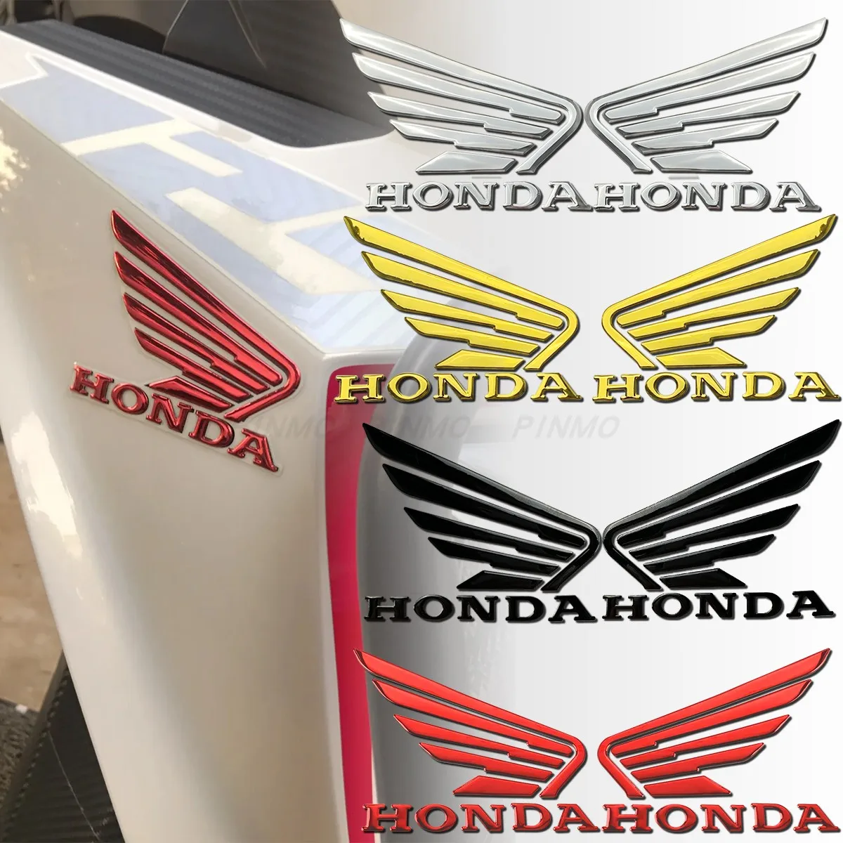 3D Honda Sticker Logo Tank Wing Decal