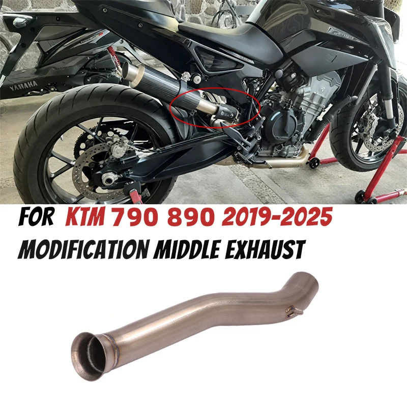 

For KTM 790 890 Adventure R Slip-on Exhaust 2019+ Motorcycle Exhaust Escape System Modified Muffler Titanium Alloy 51mm