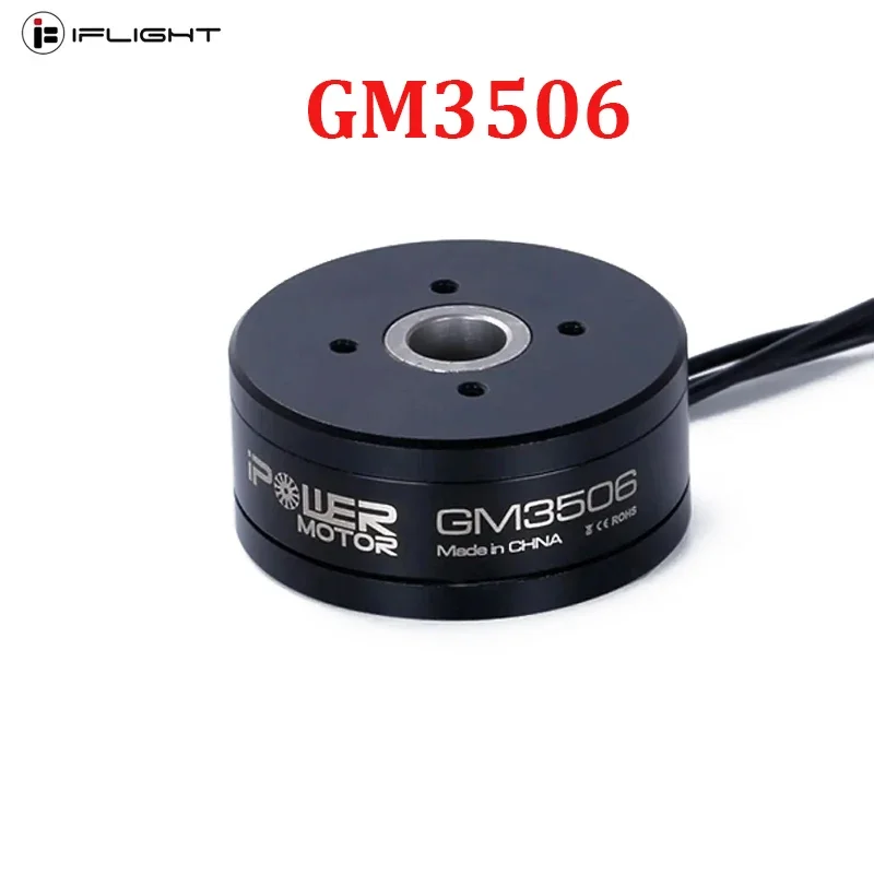 

IFlight IPower Motor GM3506 130T With AS5048A Encoder 3506 Hollow shaft Brushless Gimbal Motor for SLR Camera Stabilization