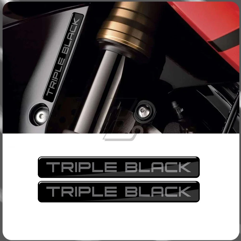 For BMW motorcycle F700GS F800GS F750GS F850GS R1200GS R1250GS motorcycle modification 3D resin triple black sticker kit