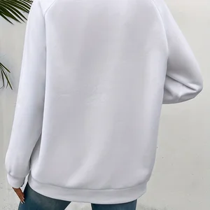 Kadın ben serin mektup baskı uzun kollu Crewneck üst, Hoodies, sıcak, kazak, basit moda, kadın kıyafetleri 8 en çok satan, en soğuk kadın, navlun ücretsiz-no. 3