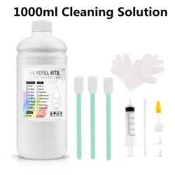 Cleaning Solution Wash Liquid Water-based Ink Printhead Cleaner Dye/Pigment/Sublimation Ink For Epson/HP/Canon/Brother Printer