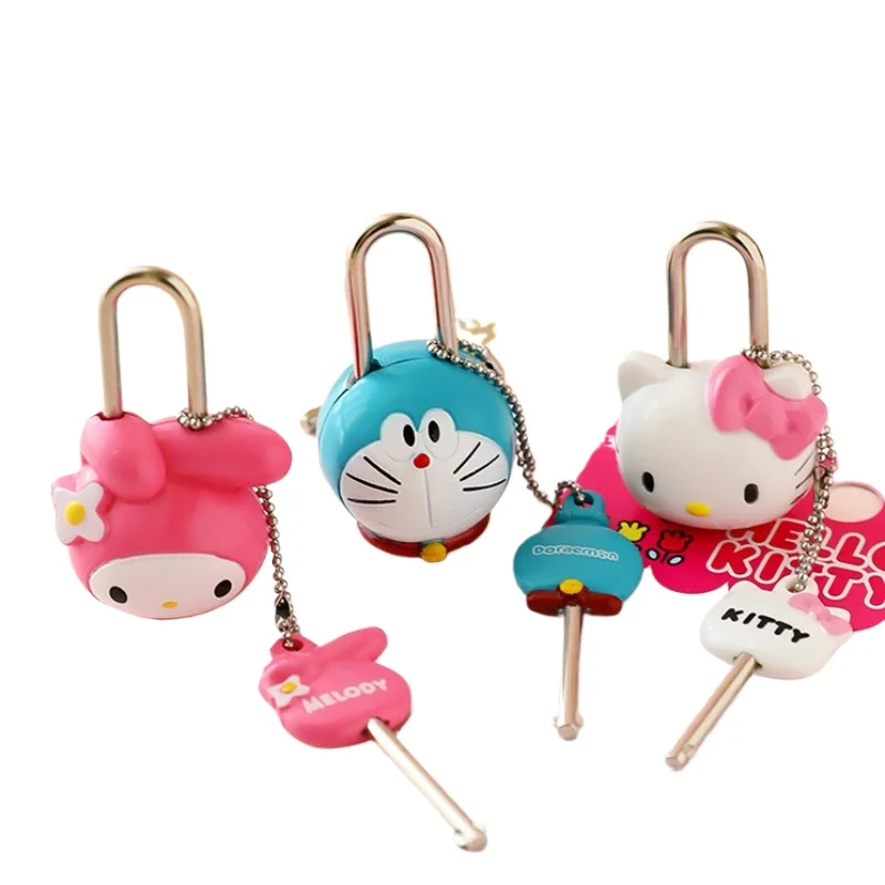 

Kawaii Sanrio Hello Kitty My Melody Anime Student Girl Suitcase Dormitory Cabinet Diary Bag Lock Girly Heart Drawer Lock Gift