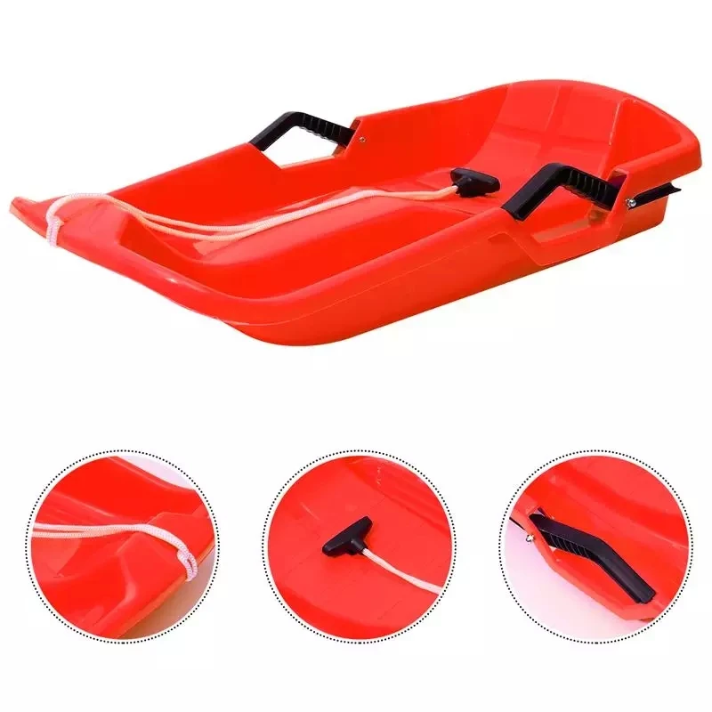 Winter Outdoor Sports Snow Slider Plastic Snow Sleds kids snow ski sled