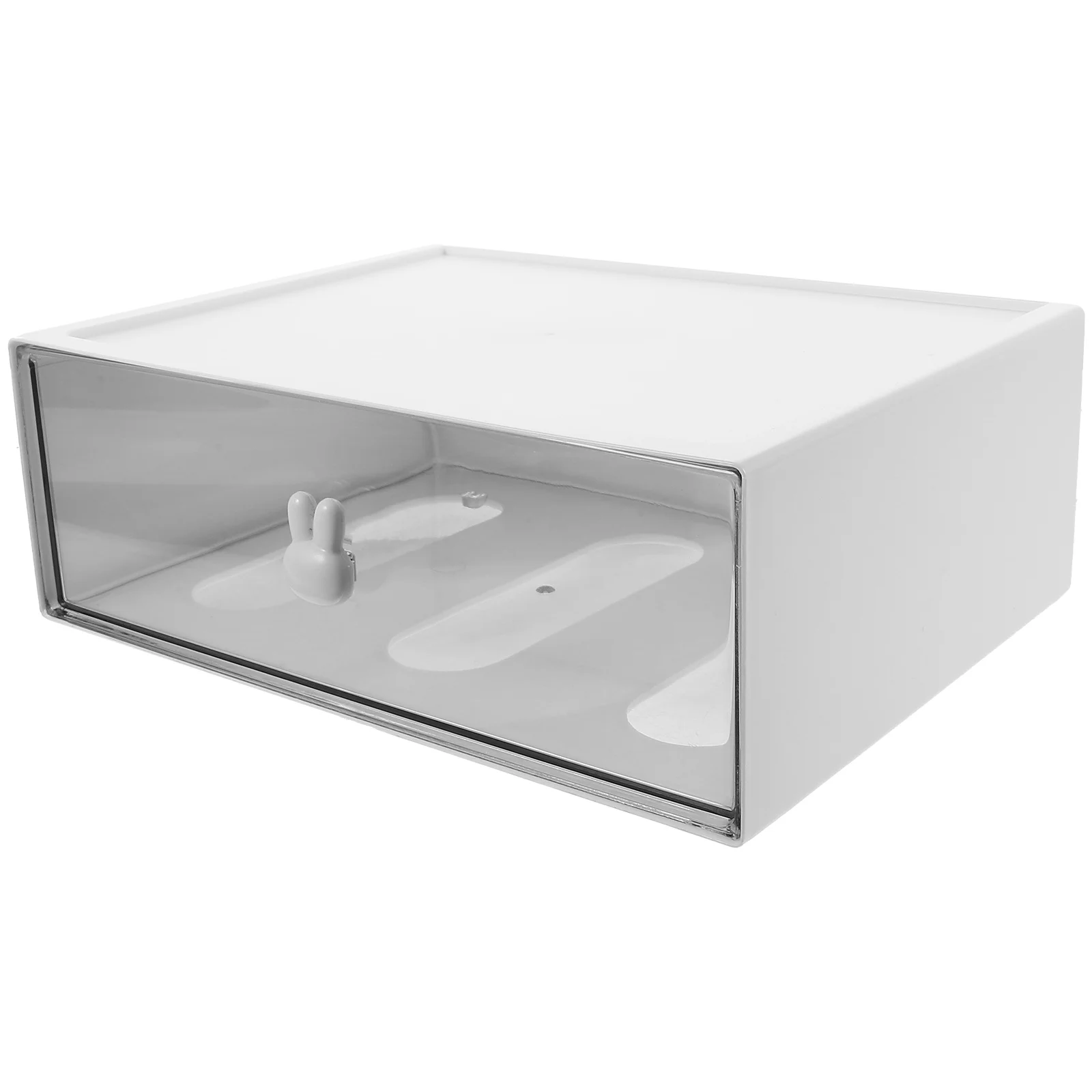 

Multifunctional Plastic Drawer Storage Box Large Capacity Lightweight Office Stationery Organizer Desktop Container Household