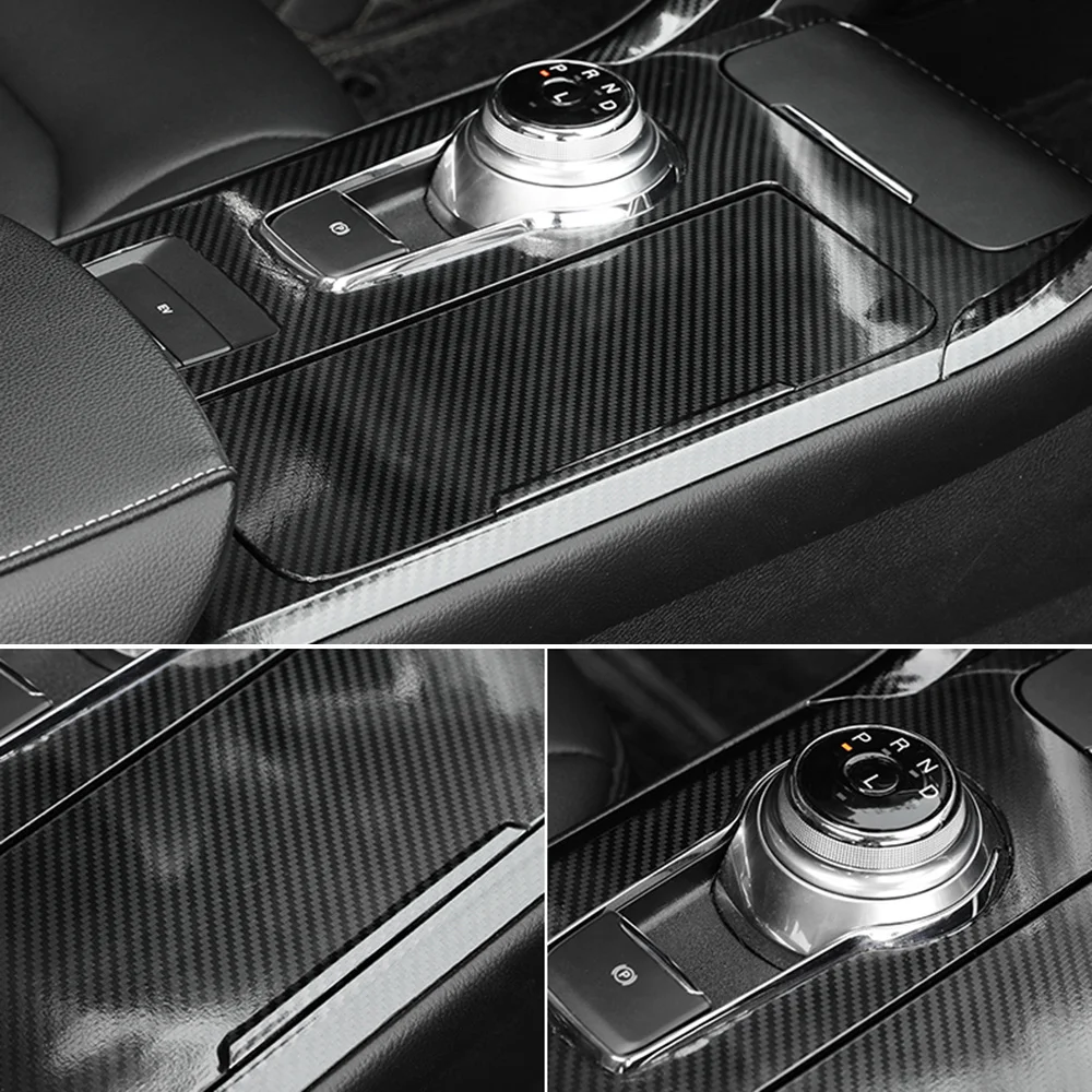 ألياف الكربون جسم السيارة فيلم الفينيل التفاف ماتي اكسسوارات لامع أسود ملصق ثلاثية الأبعاد 4D 5D 6D السيارات احباط غطاء تغطية الديكور #3