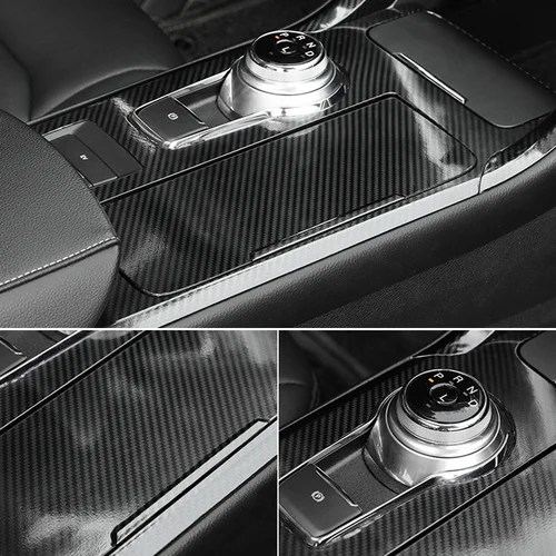 Imagen 2 del producto Envoltura de carrocería de coche de vinilo de fibra de carbono, accesorios mate, pegatina negra brillante 3D 4D 5D 6D, cubierta de lámina automática, película decorativa para motocicleta