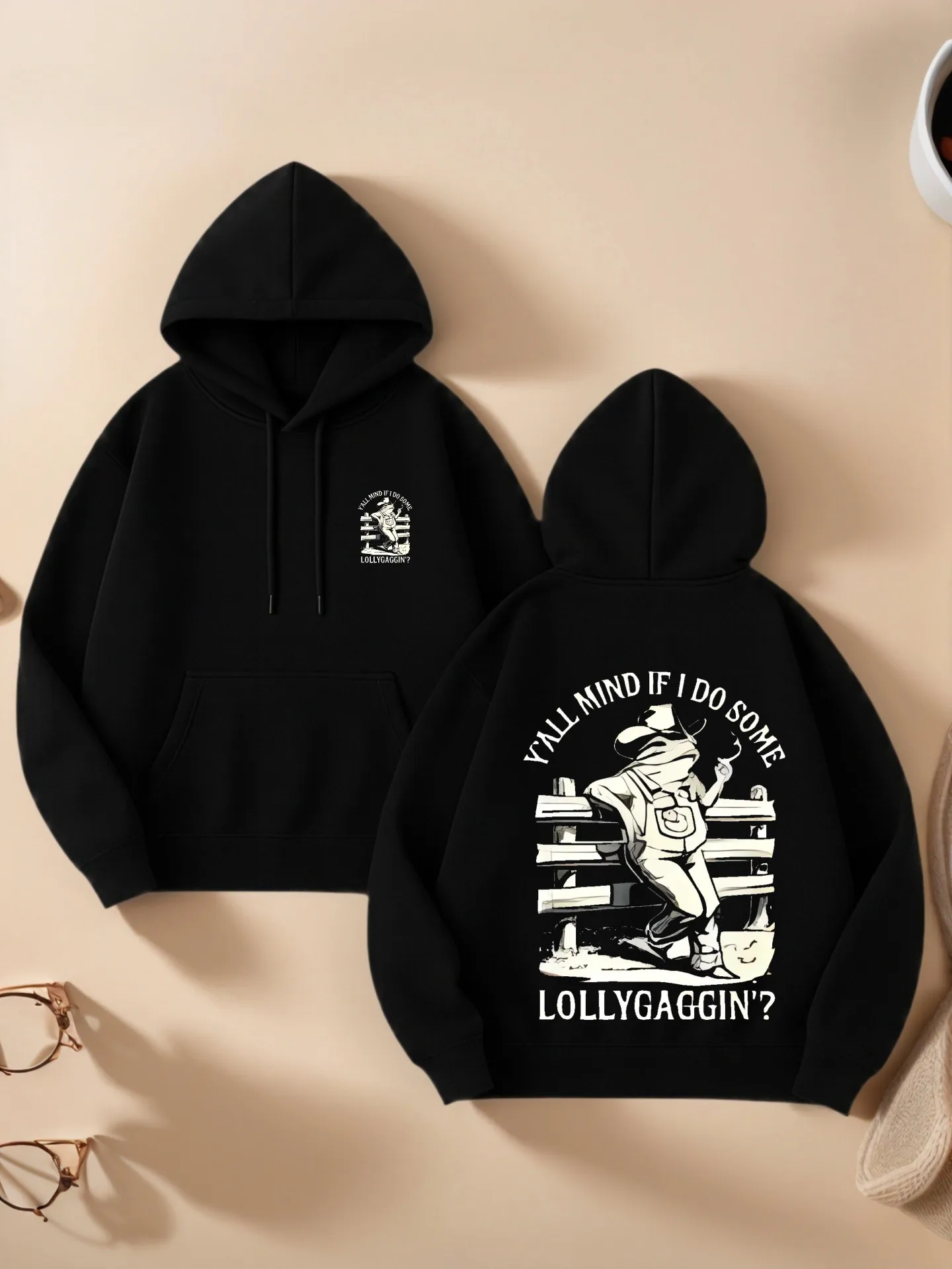 그래픽 후디 여성, 만화 프린트, 캐주얼 미학, 부드러운 원단, 캐주얼 일상복, 청소년용