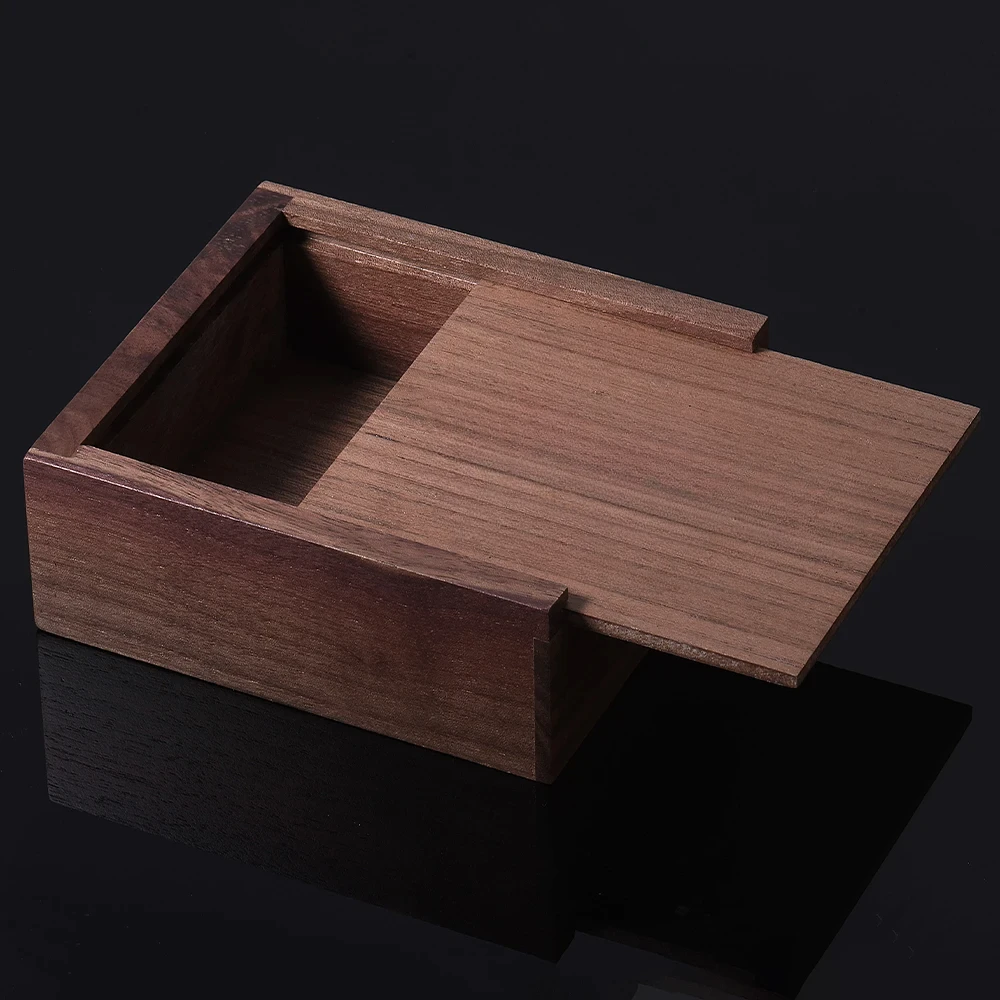 4.13x3.74x1.46inch Wood Box Free Engraving Name Maple Square Wooden Storage Box for Jewelry Or Collect Accessories Wood Decor