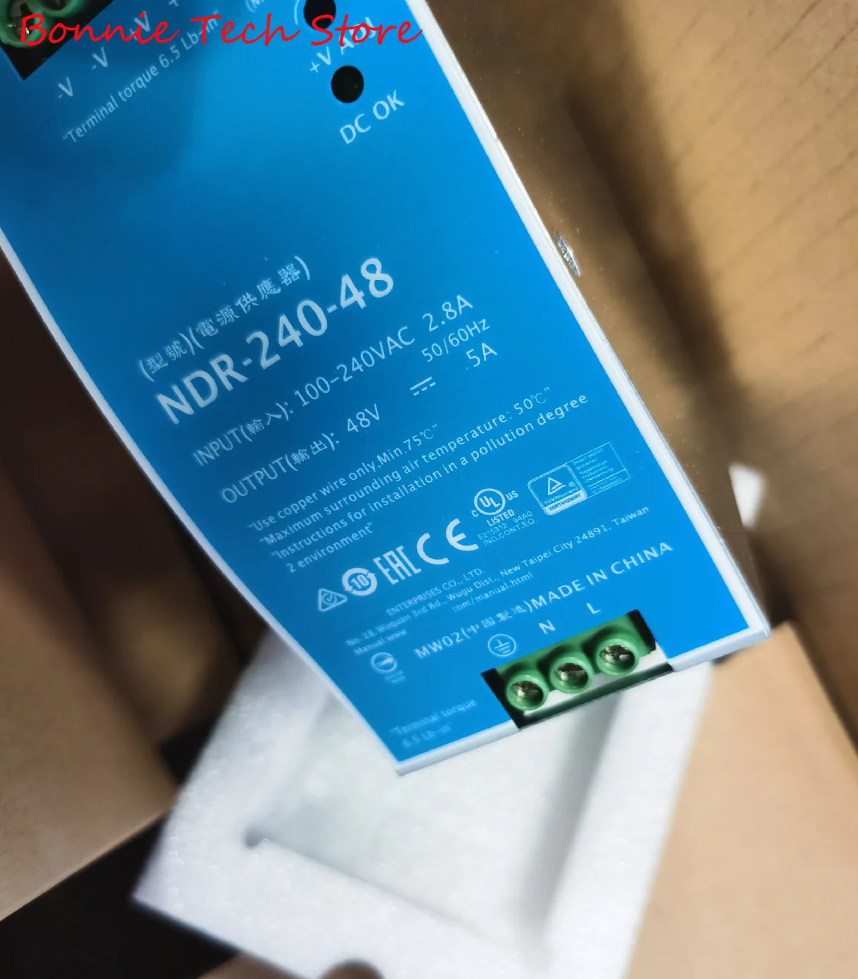 

NDR-240-48 for MEAN WELL 240W Single Output Industrial DIN RAIL