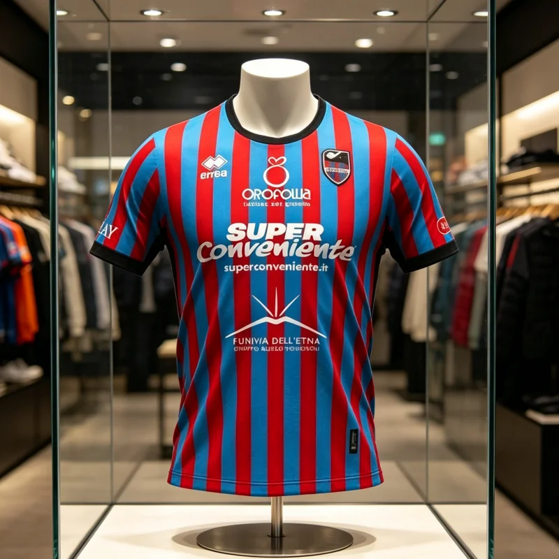 2026 Catania Club Herren- und Damen-T-Shirt: Atmungsaktiv, flexibel, bequem, schweißabsorbierend – Persönlichkeit, Mode, Familie, Kinder-Tees – Detail 1