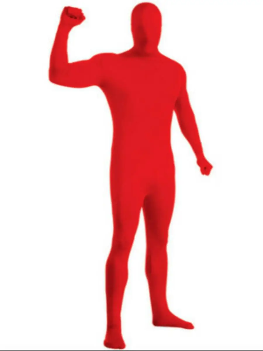 Costume invisibile per adulti Abito attillato loween Bla Suit Uomo Abbigliamento per spettacoli teatrali Ninja Abito attillato per persona invisibile