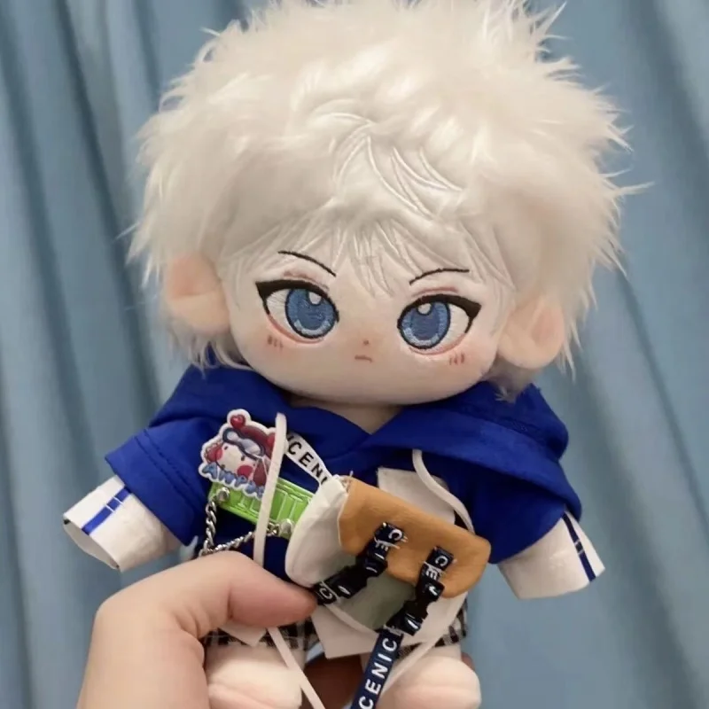 

Anime HUNTER×HUNTER Killua Zoldyck 20cm Plush Dolls Toy Nude Doll Plushie Cosplay 6819 Kids Gift