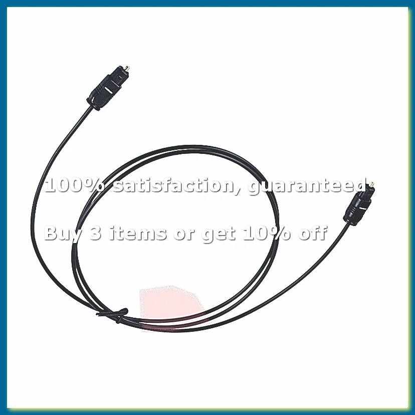3 FT 1.1M Metre Digital Fibre Optical Audio Toslink SPDIF DVD Cable Lead Plug