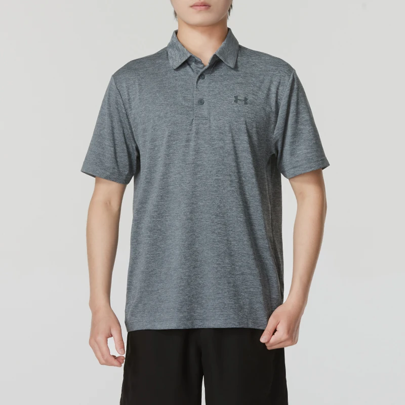 

Under Armour Short-Sleeved Polo Shirt, Breathable and Comfortable, Lapel Half-Sleeved Casual Sports T-Shirt for Men 1351131-036