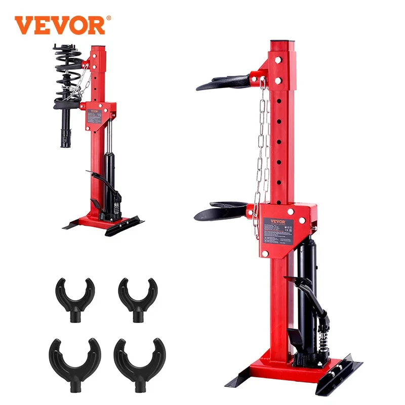 VEVOR Strut Spring Compressor 4.5 Ton / 9920 LBS Hydraulic Jack 1 Ton Rated Compression Force Auto Strut Coil Spring Compressor