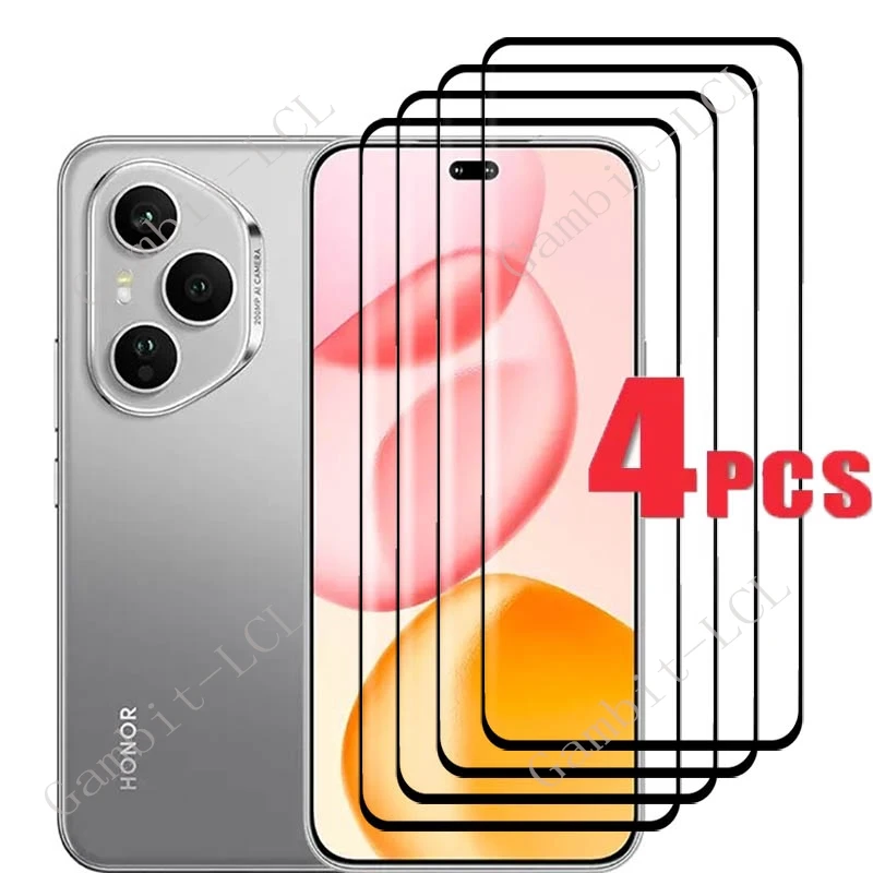 

4PCS 3D Full Curved Tempered Glass For Honor 400 Pro Global Protective Film ON Honor400Pro 400Pro 6.7" Screen Protector Cover