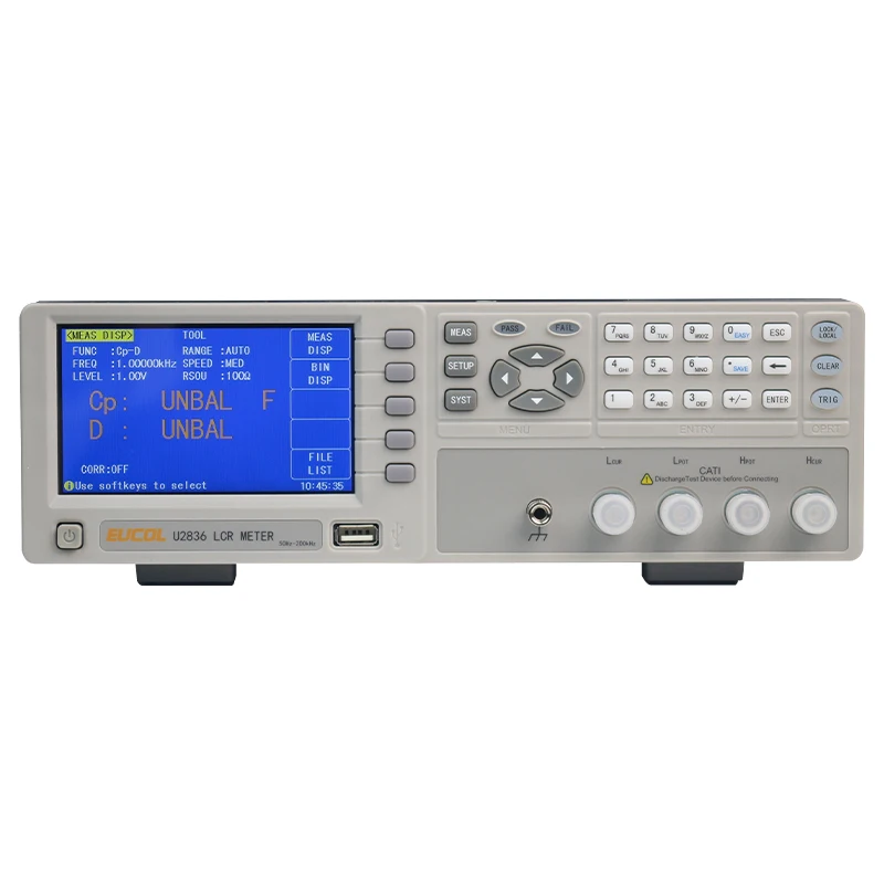 U2836LCR Digital Bridge Tester 50-200kHz Resistance, Capacitance, and Inductance Tester