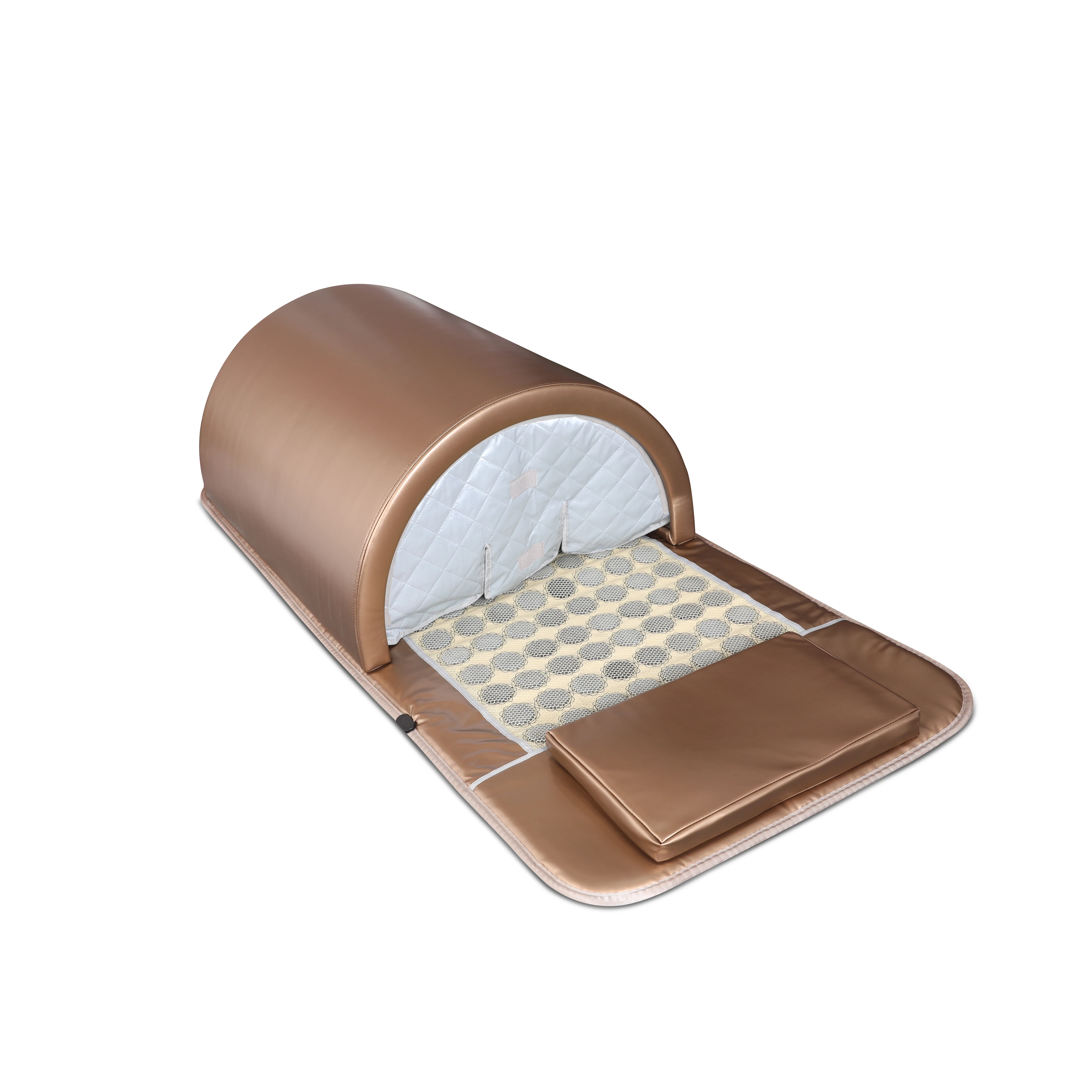 

Foldable Sauna Dome Red Light Heating 3 Zone Low Emf Far Sauna Detox Cabin for Weight Loss and Spa