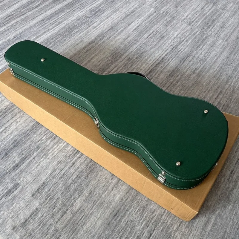 Hard Universal Electric Guitar Case Premium Durable Green Lockable Flight-ready Guitar Case Musical Instrument Accessories