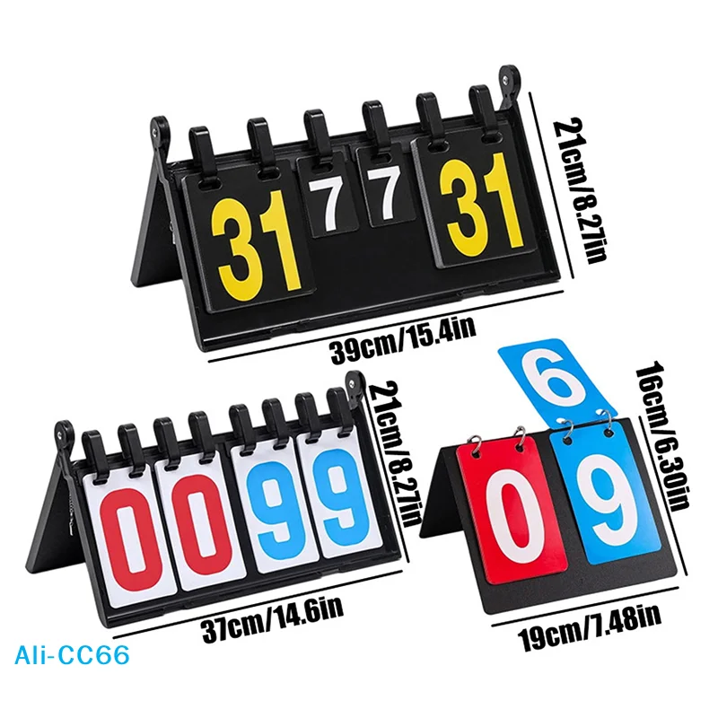 

Профессиональное портативное 4-значное табло для соревнований по бадминтону, футболу, волейболу и другим видам спорта, с функцией переворачивания цифр.