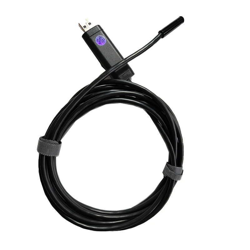 Mini camera waterproof endoscope adjustable cable 8mm 3M hard wire USB car detection camera pipeline detection