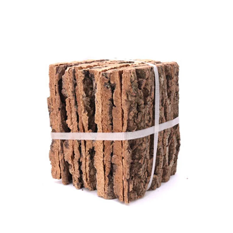 15/30/40cm  Drift Wood aquario acessório  pet accessories Climber Reptile Lizard bark champagne tree bark Cork Pet Decoration