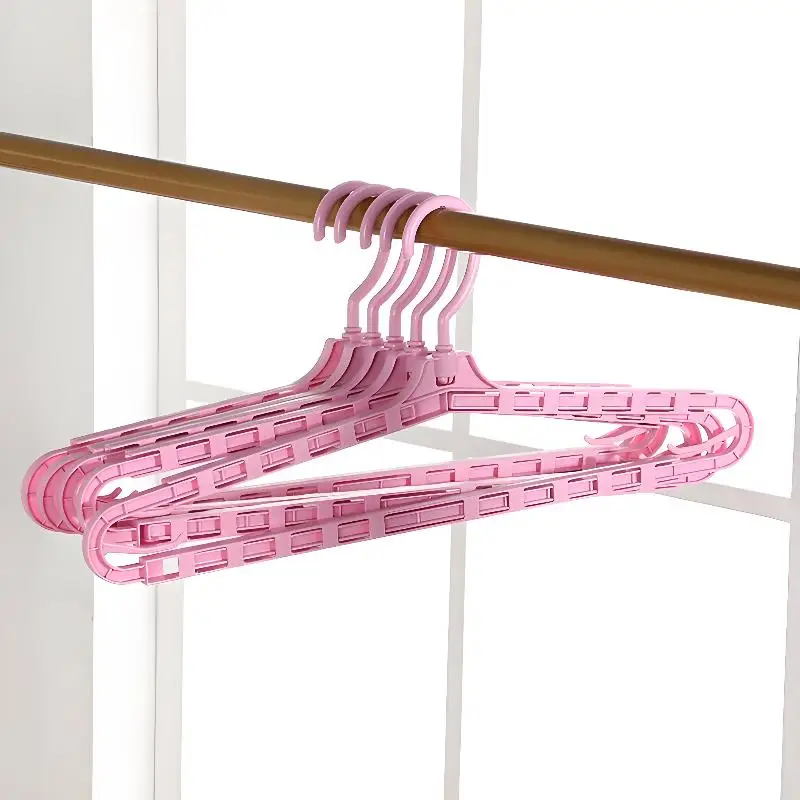 Multi-function Retractable Towel Hanger Simple Dry And Wet Dual-use Rotating Towel Hanging Lengthened Non-slip Hanger