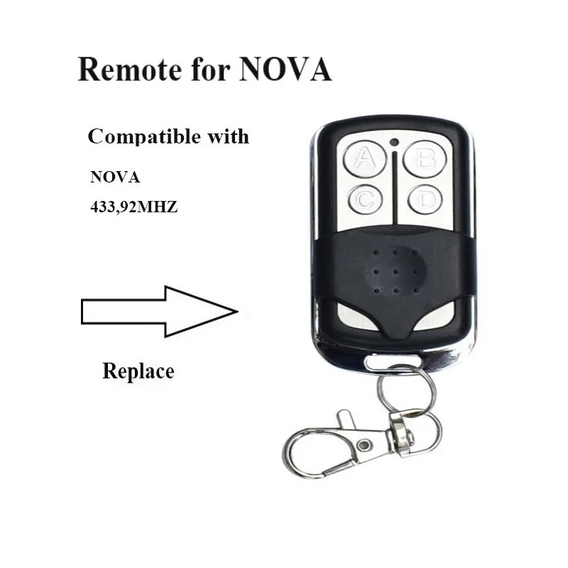 For NOVA Blue Gate/Garage Remote Control Replacement