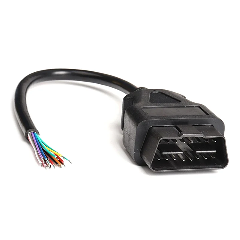 

16 Pin Car Diagnostic Interface Tool Adapter OBD 2 OBD2 16Pin Male Connector To Extension Opening Cable To Female