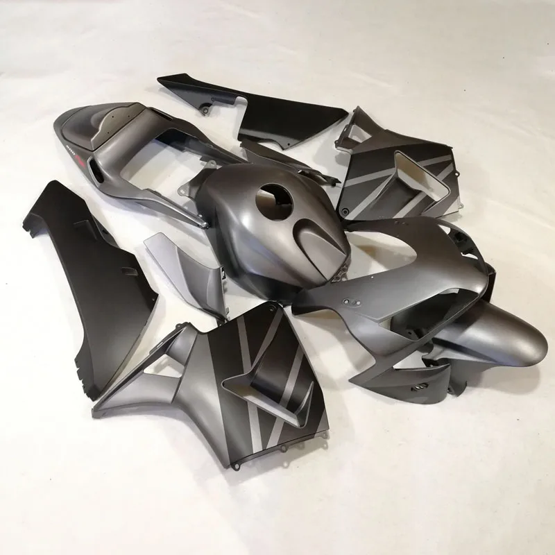 F5 2003-2004 Injection fairing kit for honda cbr 600 rr 03 04 matte black grey ABS Plastic Fairings set CBR600RR 2003 2004 QAZ08