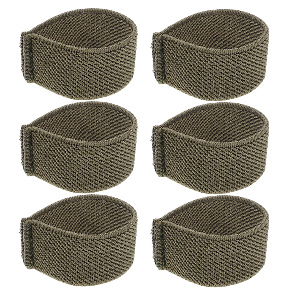 

6 Pcs Belt Anchor Elastic À Keepers Apparel Holder Accessories Strap Retainer Buckle Clips Bracket Work