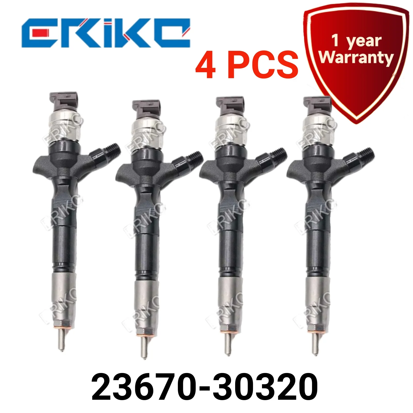 4PCS 23670-30320 Engine Oil Injector 23670-39155 Auto Fuel Injector 23670-39135 Original Fuel Injector DCRI107730 for Toyota