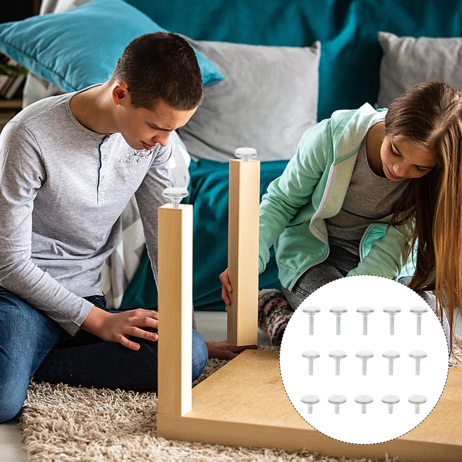 30Pcs Adjustable Furniture Levelers Iron Legs Leveling Feet for Tables Chairs Replacement Straightener Home Office School