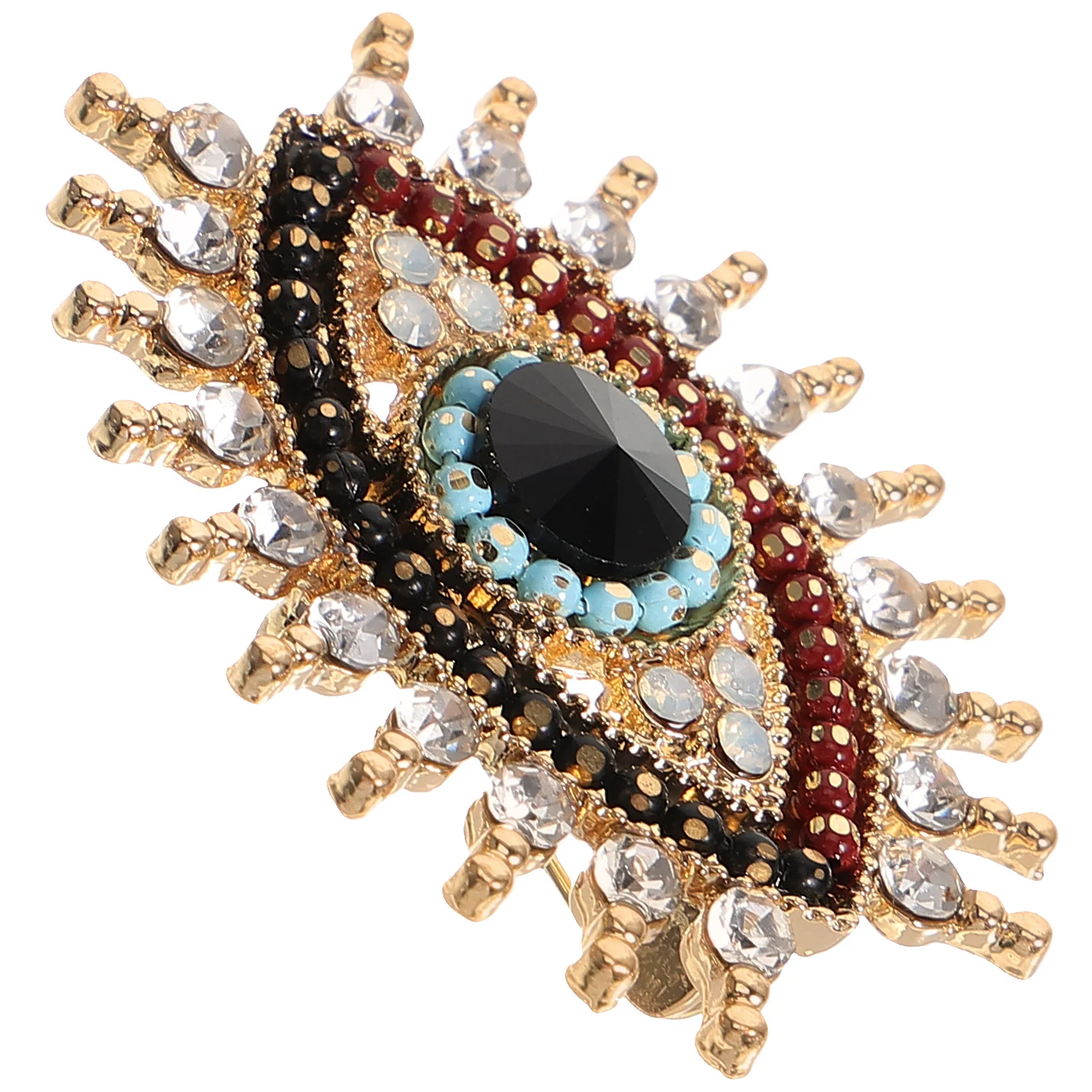 Bride Pin Brooch Rhinestone Portable Coat Fashion Eye Alloy Decorative Scarf Miss