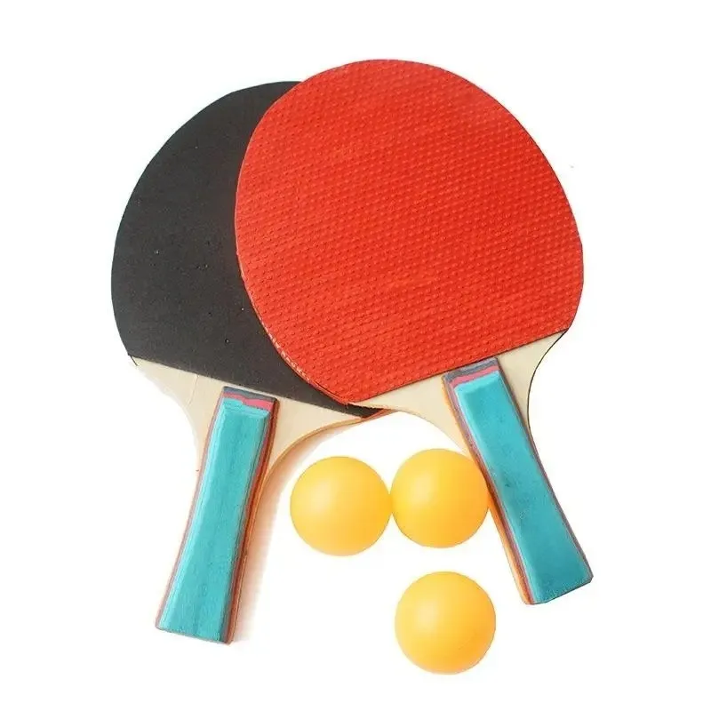 Lightweight Table Tennis Racket Set Professional Ping Pong Paddles with Ergonomic Handles for Club Training