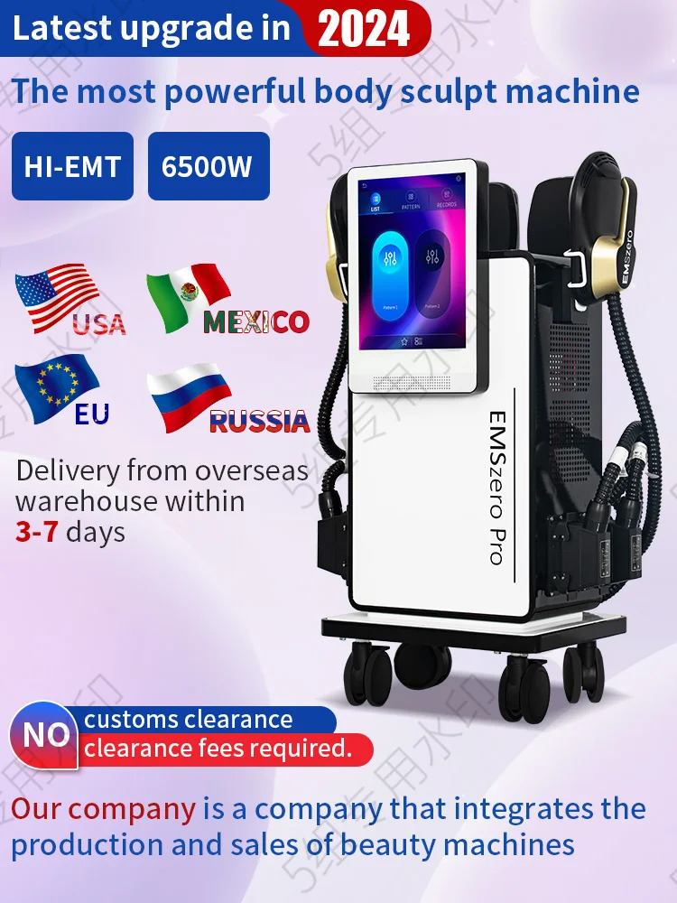 

EMSzero RF NEO body machine, самая сильная система, 6500 Вт, RF body shaping, стимуляция мышц, потеря веса