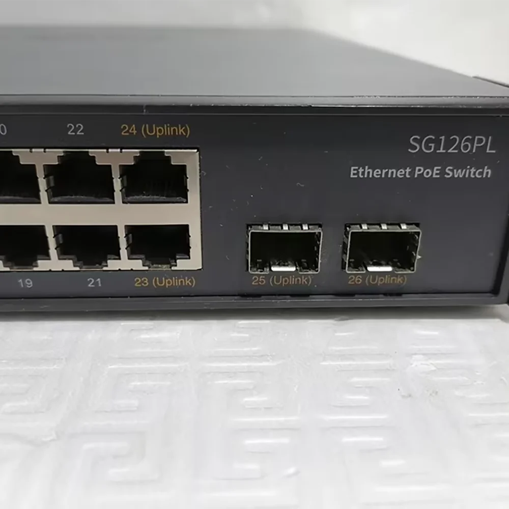 SG126PL Full Gigabit Ethernet POE Switch 100% Tested Fast Ship Perfect Work