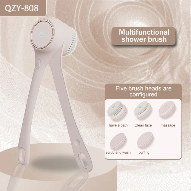 2025 Electric Long Handle Body Scrubs Massage Bath Brushes